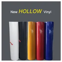 1 Blatt 12 "x20" / 30cmx50cm PVC dekorative Aufkleber Hohl Wärmeübertragung Vinyl für T-Shirt Eisen auf HTV-Druckverkauf!