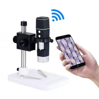 Cámara portátil para microscopio digital wifi digital microscopio 500X 8 luces LED USB para iOS / Android