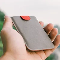 1 Adet Taşınabilir Akıllı Kart Paketi Kilit Tutucu Renkli Gradient Para Depolama Çanta Ultra ince Cüzdan Çoklu Kart Kart Sahibi