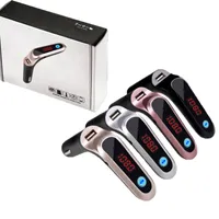 Bilåtkomst Bluetooth-adapter S7 FM-sändare Bluetooth-bilmonteringssats Handsfree FM-radioadapter med USB-utgångsbil Laddare med Retail Box