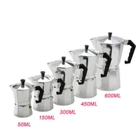 3cup / 6cup / 9cup / 12cup kahve makinesi alüminyum mocha espresso percolator pot kahve makinesi Moka pot stovetop kahve makinesi