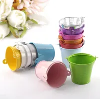 High quality, low price, factory direct sales mini pails wedding favors, mini bucket, candy boxes favors,favor tins SN1060