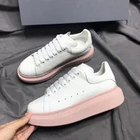 2018 nuove scarpe di cuoio di lusso casuali delle donne delle scarpe da tennis di marca degli uomini di moda in vera pelle di colore misto box35-40 originale