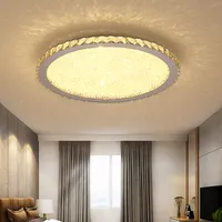Louleurs de plafond Chandeliers LED créatifs modernes Round Contracted Home Dining Room Decoration
