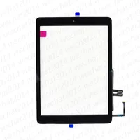 50PCS Touch Screen Glass Panel with Digitizer Home Buttons for iPad 6 6th 2018 A1893 A1954 free DHL