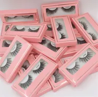 Pink Paper Box 3D Lashes Dotatic Vegan Lashes Makeup False EyeLashes Lash Extensions 3D Synthetic Lashes
