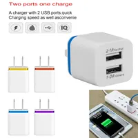 5V / 2.1A Dual USB chargeur mural US EU Plug adaptateur secteur 2 ports Nokoko chargeur pour Samsung Huawei iPhone adaptateur de charge