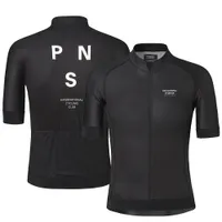 2019 Pro Team PNS Sommar Cykling Jersey för män Kortärmad Snabb Torka Cykel MTB Bike Toppar Kläder Använd silikon