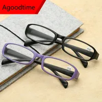 TR90 ультра-легкие очки для чтения для мужчин женщин чтение Моды смолы Материал очки для старшего HD супер прочность анти-падение