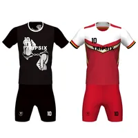 Hommes manches courtes Soccer Jersey Set Uniformes Football Hommes Vêtements de sport Sport Kit Cheap Futbol Survêtement Maillot de foot