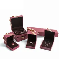 High-end Touch Paper Jewelry Box коробка для хранения ювелирных изделий кольцо ожерелье браслет браслет кулон дисплей ювелирных изделий упаковка Рождественский подарок