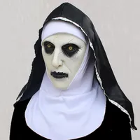Halloween The Nun Maschera Orrore Cosplay Valak maschere spaventose lattice Casco demone Halloween Party costume puntelli YD0408