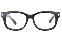 Partihandel-TF5147 Märke Designer Plank Big Frame Eyeglasses Frames för kvinnor Retro Myopia Glasögon Ramar med väska