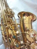 Brand New Alto sassofono YANAGISAWA LOGO A-992 Alto Saxophone Oro lacca Sax professionale degli strumenti musicali con il caso Bocchino