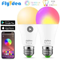 Ny trådlös Bluetooth Smart Bulb LED 10W RGB Magic Lampa E27 Färgbyte Glödlampa Smart Home Lighting Kompatibel iOS / Android