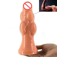 남성 여성 성인 20 * 6.2cm 크리스마스 장난감 섹시한 스토퍼 딜도 큰 입자 비즈 애널 플러그 자위 행위 프로포즈 엉덩이 장난감 섹스 제품