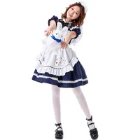 Halloween Alice au pays des merveilles adultes Anime Pucelle cosplay costume Lolita Femme Sexy Sweet Party Kawaii vêtements pour fille