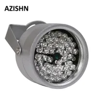 Tillbeh￶r Azishn 48 Illuminator IR Infrar￶d nattvision Metall Vattent￤t fyllning Ljus f￶r CCTV -￶vervakningskamera
