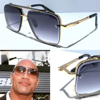 Новые мужские дизайнерские металлические старинные солнцезащитные очки мода квадрат без раменной UV 400 классические солнцезащитные очки покрытие объектива вождения очки для мужчин / Wome