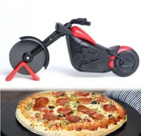 Motorfiets Pizza Cutter Gereedschap Roestvrijstalen Pizzeria Wiel Cutter Mes Motor Bike Roller Pizzeria Chopper Slicer Peel Messen Gebak Tool GGA2063