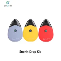 Suorin Drop E-Zigarette-Starter-Kit All-in-One-Style-Vaping-2ml-Patronen-Pods mit 310mAh-Batterie-Wassertropfen-Design Vape-Stift-heißer Verkauf
