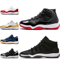 Shoes 11 11s Gym Red Chicago Midnight Navy space jam concord bred gamma blue unc PRM Heiress Black Men Women Sneakers