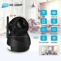 1080p HD IP-Kamera WiFi-Zwei-Wege-Audio-Videokamera-Wolke Home Überwachung Nachtsicht-Sicherheitskamera Baby-Monitor