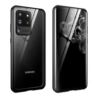 Magnetische Adsorption Gehard Glass Cases voor Samsung Galaxy S20 Ultra S21 S10 Plus Note9 S9 S8 Note 10 Plus Note20