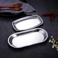 Stainless steel Nordic wind cake snack tray paper towel spoon tray in hotel restaurant