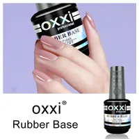 Oxxi gel esmalte esmalte espessura base de borracha e top coat manicure gel híbrido vernizes para unhas UV semipermanent gellak 15ml laca
