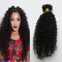 mongolian kinky curly bulk hair 1 Bundles 100G human hair for braiding bulk no attachment