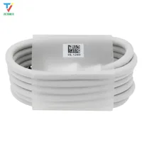 100 stks / partij 1M Typec Super Charging Data Cable White Round Type-C USBC Data Charger-kabel voor Samsung Sony Xiaomi