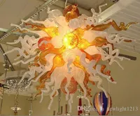 من المألوف سلسلة المعلقة البوهيمي الكريستال الثريا الإضاءة الفن الأنيق شنقا LED الرئيسية الدرج اليد في مهب زجاج الثريا
