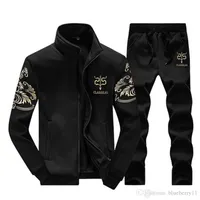 Survêtements Hommes Loisirs Sport Suit Noir Hiver Hommes Sportswear Marque Hoodies Hip Hop Jogger Set Cool Sweat Sudaderas Hombre M-4XL