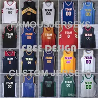 Wszystkie zszyte Koszulki do koszykówki A +++ Custom Men's Gracz Haftowane Premier Jersey Classic Game Uniform Free Designer Jersey XXS-6XL