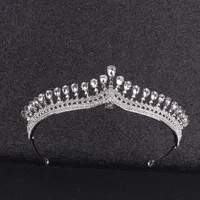 2020 de lujo cristal brillante Hairband moda nupcial de la boda Princesa Rhinestone cúbico Zircone tiaras para niñas