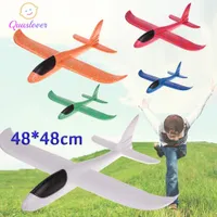 DIY Детские игрушки Пенопластовый самолет Рука бросить самолет летающий планер самолет вертолеты летающие самолеты модельная игрушка для детей на открытом воздухе
