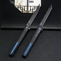 Magic Pen Tactical Knives M390 Blade Folding Knife Carton Fiber Handle Tactical Hunt Quick Opening Camping Survival Knives EDC Too