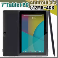 JT Allwinner A33 Quad Core Q88 Q8 Tablet PC Dual Camera Latarka 7 inch Ekran Pojemnościowy Android 4.4 512 MB 4 GB WIFI OTG Google Play A-7PB