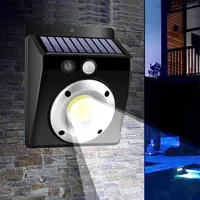 LED太陽光屋外の壁の光の安全ライト、モーションセンサー防水穂軸センサー3モード