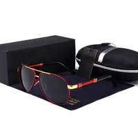 Luxury-Men&#039;s Sunglasses Brand Designer Pilot Polarized Male Sun Glasses Eyeglasses gafas oculos de sol masculino For Men erkek gozluk