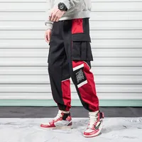 2019 rabais seulement aujourd'hui pantalons de cargaison pour hommes Imprimer imprimé multi-poche Harajuku Designer japonais Jogger Summer Homme pantalon harem