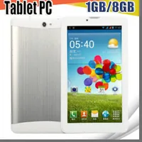 168 DHL 7 "7 pulgadas 3G Phablet Llamada telefónica Tablet PC MTK6572 Dual Core Android 5.1 Bluetooth WiFi 1GB 8GB Cámara DUAL DUAL CARD GPS B-7PB