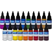 14 kleur set permanente natuurlijke plant pigment permanente make-up s inktpigment voor body art verf kleur inkten