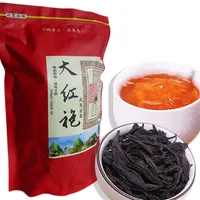 250g Çin Organik Siyah Çay Dahongpao Büyük Kırmızı Çöp Oolong Çay Yeni Pişmiş Tae Yeşil Gıda Sızdırmazlık Şeridi Ambalaj Tercihi
