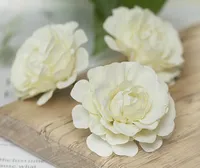 5CM High-quality Silk Rose Artificial Flowers Head Weddings Decoration Home Garden Furnishings DIY Crafts Fake flower GB219
