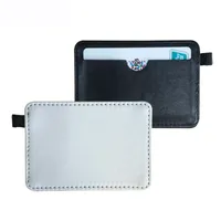 Sublimation leere Kartenhalter Tasche Fall Abdeckung für Bus oder Bankkarte Wärmeübertragung Druckmaterialien Verbrauchsmaterialien 11 * 7cm Großhandel