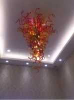 Hanging Vitrail Lampes animaux Lampe Plafond russe Chrome Antique coloré en verre de Murano Bubble Lamp