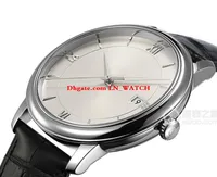 2019 Nowy Classico 424.13.40.20.02.001 Steel 36.8mm Silver Dial Automatic Mens Watch Black Leather