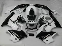 Kit de carenado de motocicleta para HONDA CBR600F3 97 98 CBR 600F3 CBR600 CBRF3 CBR 600 F3 1997 1998 ¡Carenados negro blanco + regalos! HQ65